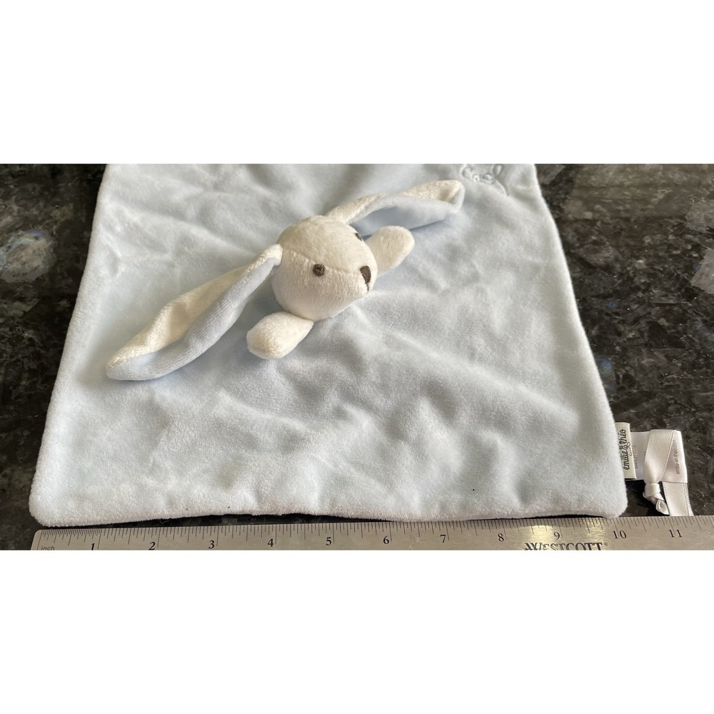 Emilie et Théo Lenny the Rabbit Lovey Security Blanket Plush 2016 NWT - Picture 10 of 10